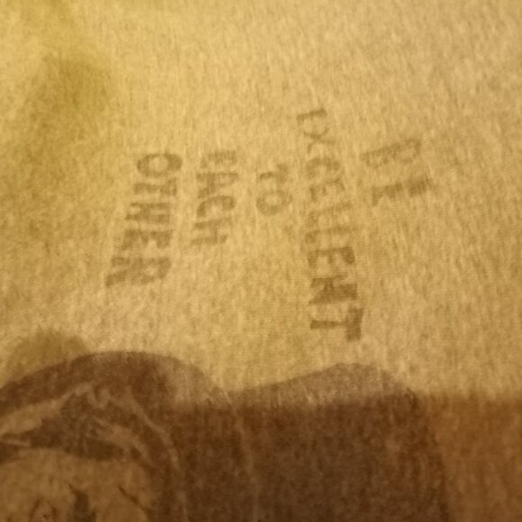 Mens XL Bill & Ted's Abraham Lincoln Be Excellent To Each Other Shirt Vintage - Picture 3 of 5